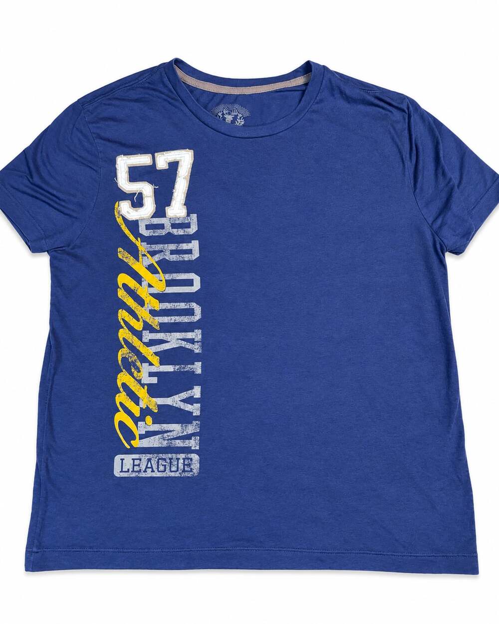 Roebuck & Co. Brooklyn Athletic League T-Shirt XXL Blue Graphic Print